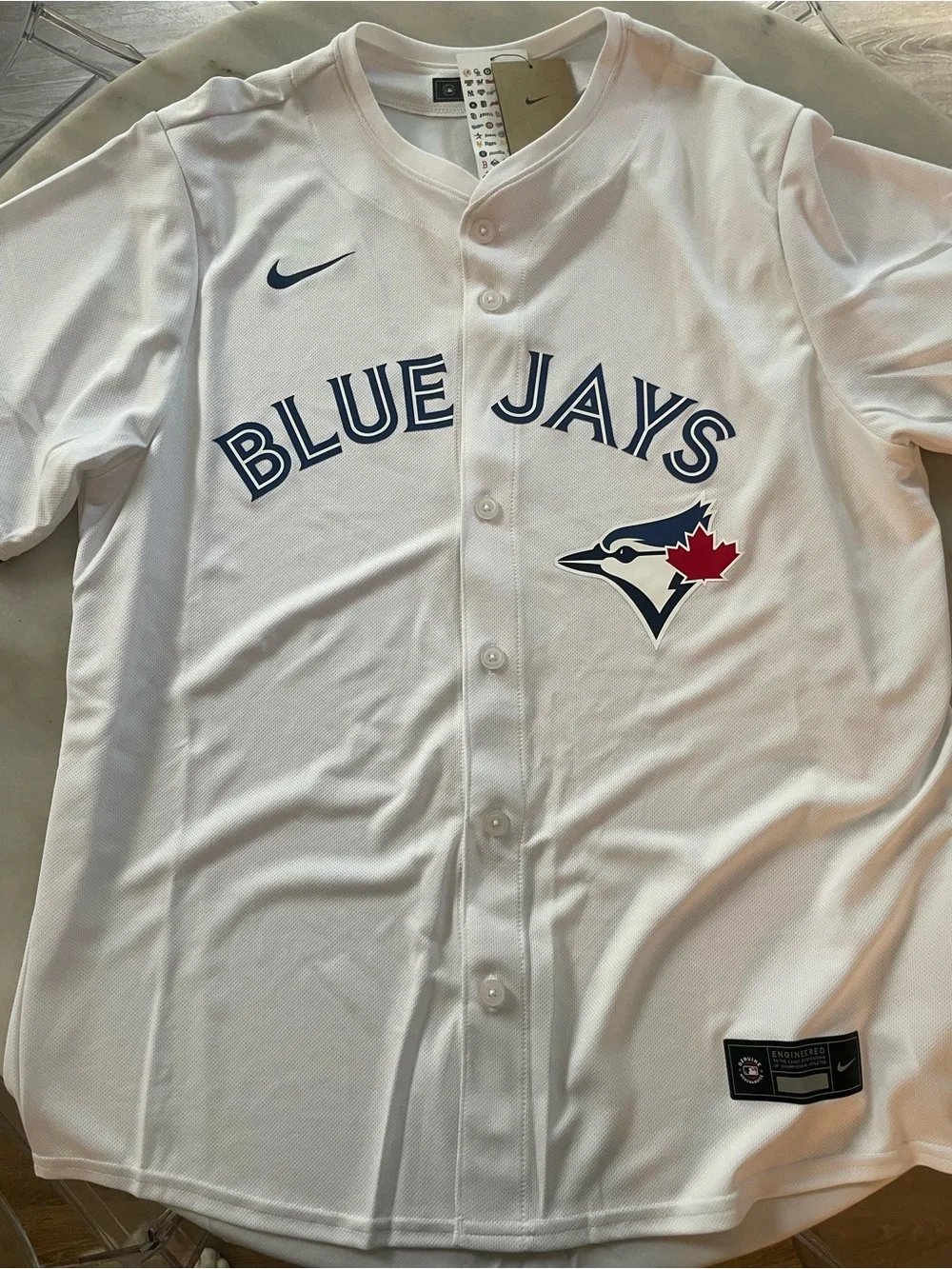 NWT Nike Toronto Blue Jays White Jersey size XL